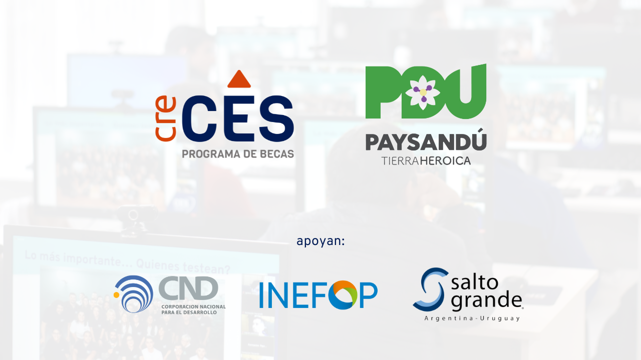 Logos de organizaciones que posibilitan el Programa crecés Paysandú